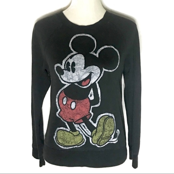Disney Tops - Disney Mickey Punk Graphic Sweatshirt pullover